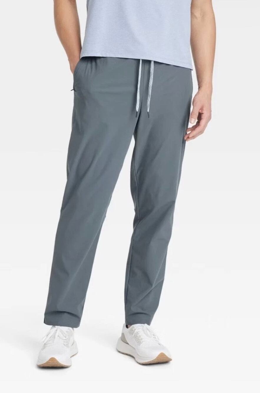 All In Motion 360 Lifestyle Pants Men’s XXL Gray Stretch Joggers NWT